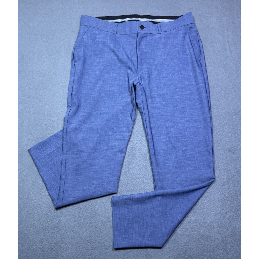 State And Liberty Pants Mens 33x28.5 Dress Pant Heathered Performance Modern